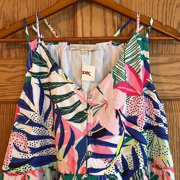 Loft Palm Double Strap Dress *NEW* - Picture 7 of 12